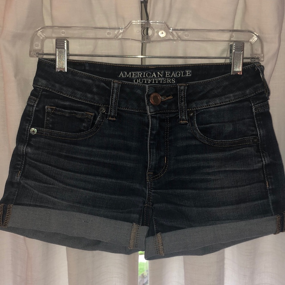 American Eagle Midi Super Stretch Jean Short